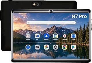 IKALL N7 Pro 7-Inch Android Tablet | 2GB RAM, 16GB Storage (Expandable) | WiFi Enabled | 3000mAh Battery | Dual Camera | Compact & Lightweight | Ideal for Learning & Entertainment – Black