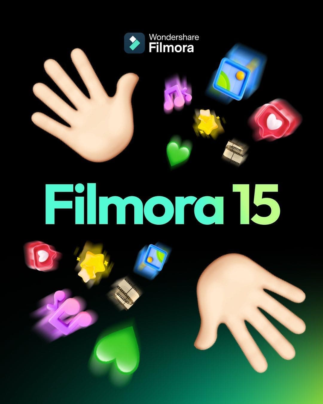 [Latest Version] Filmora Video Editor Lifetime Plan - 1 Device | AI Video Editing Software | Transferable to new System (Version 13, PC)