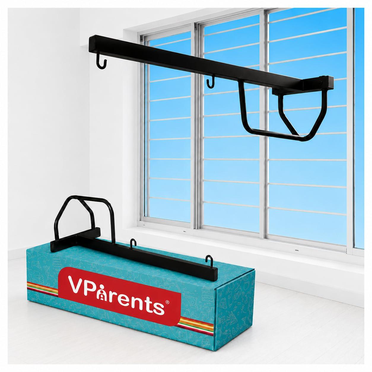VParents Window Baby Cradle cot Metal Hanger, Black