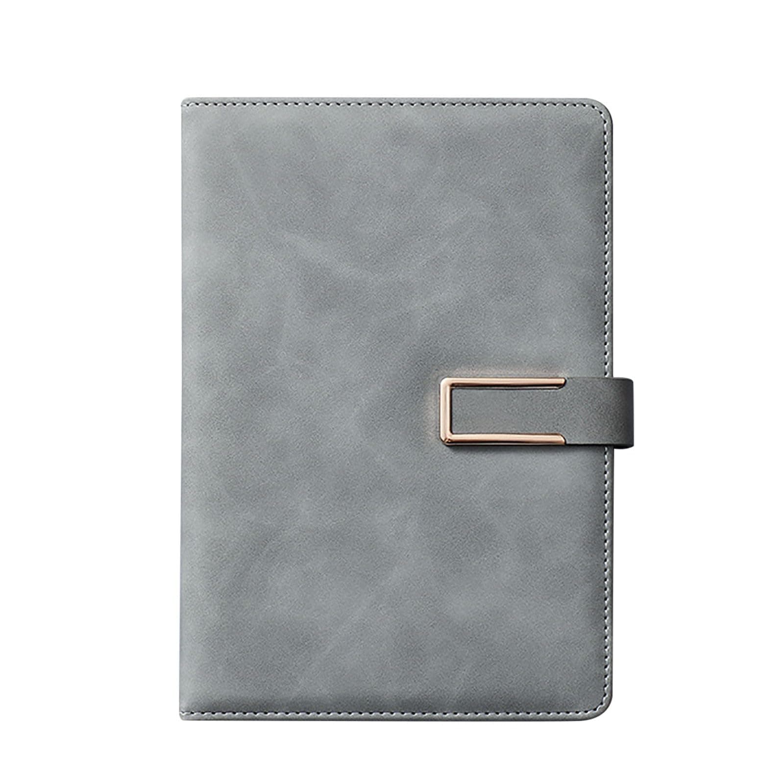 CAVALO - Be Unique PU Leather Diary with Magnetic Closure and Pen Holder. Daily Notes, Notepad for Men and Women. Undated and Lined Pages. Size 6×8.5 Inch, 200 Pages. Perfect for Office, Journaling and Travel. (Grey)