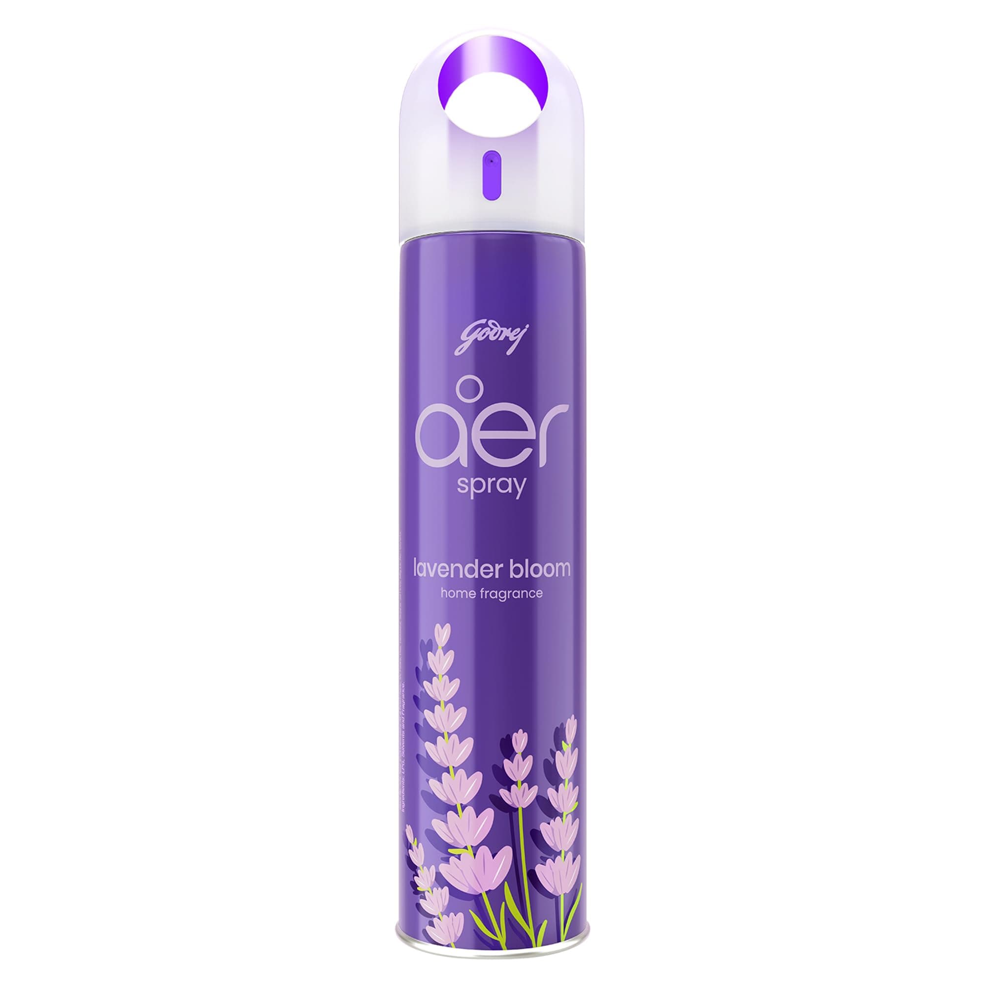Godrej aer Spray | Room Freshener for Home & Office - Lavender Bloom (180 ml) | Long-Lasting Fragrance