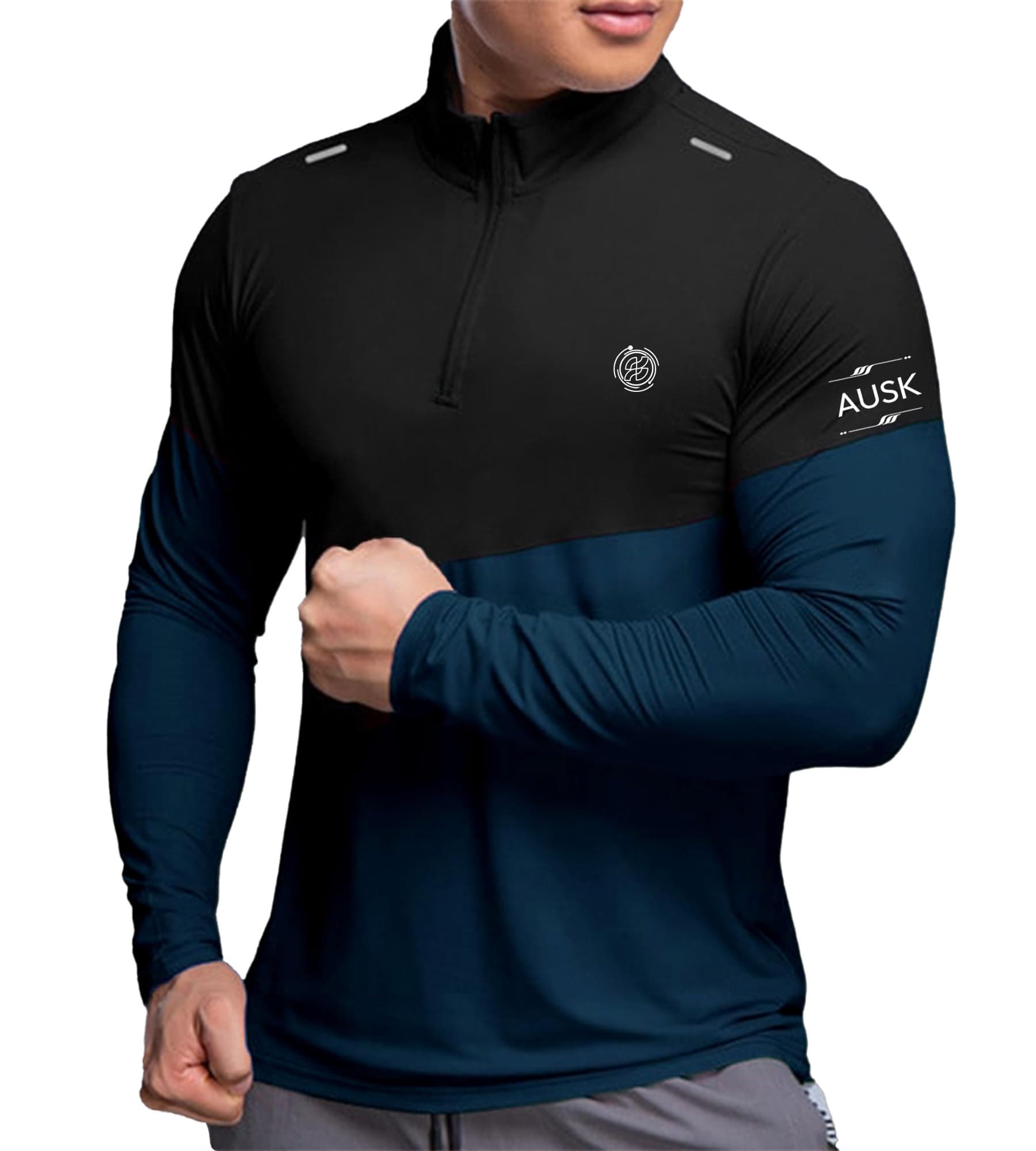 AUSK Men Tshirt || Mens Sports T-Shirts with Full Sleeves Teal