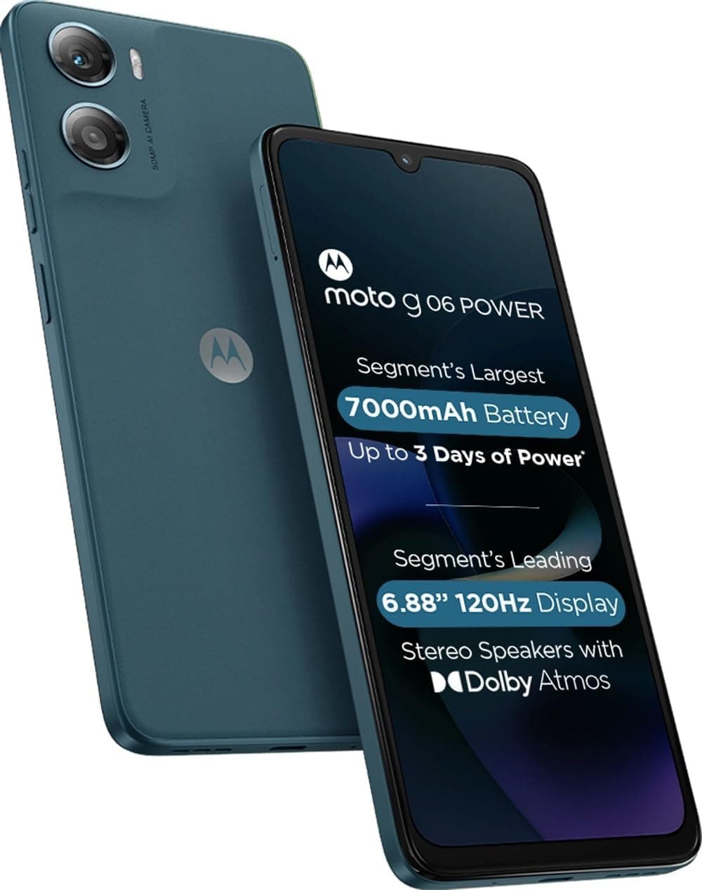 Motorola G06 (Tapestry, 4GB RAM, 64GB Storage)