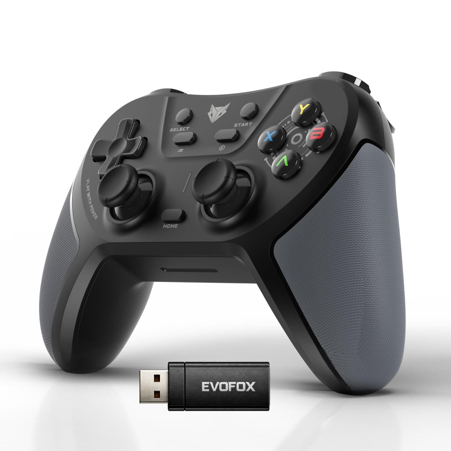 EvoFox One S V2 Universal 3-Mode Wireless Gaming Controller,1000Hz HallSense™ Precision Joysticks, BT, 2.4GHz & Wired, Macros, Fast Type-C Charging, PC, Mobile, Android TV, PS4 & Console Gaming