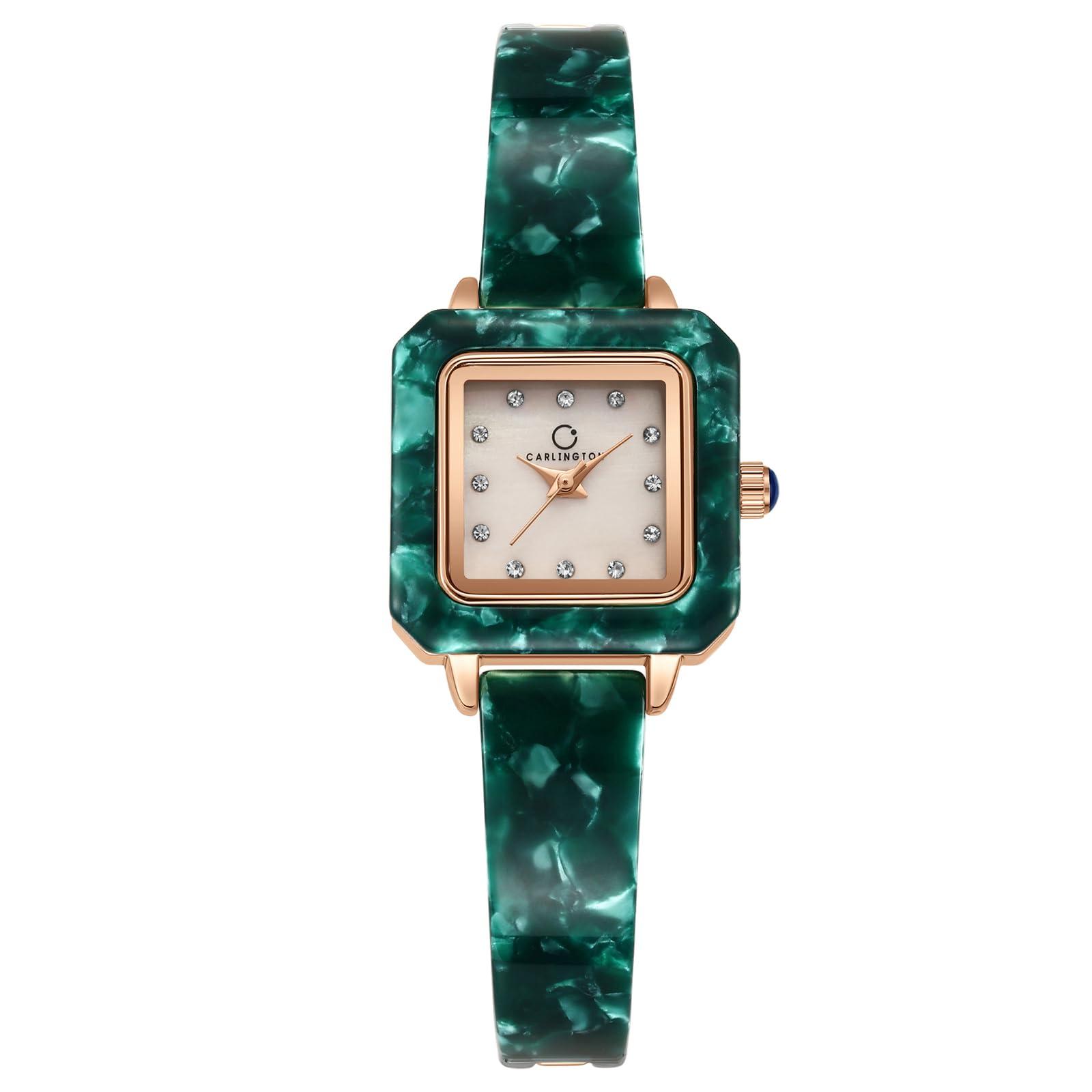 Carlington Diva Series Analog Women Wrist Watches with Stainless Steel Chain Strap Fashion Watches for Ladies - CT_121