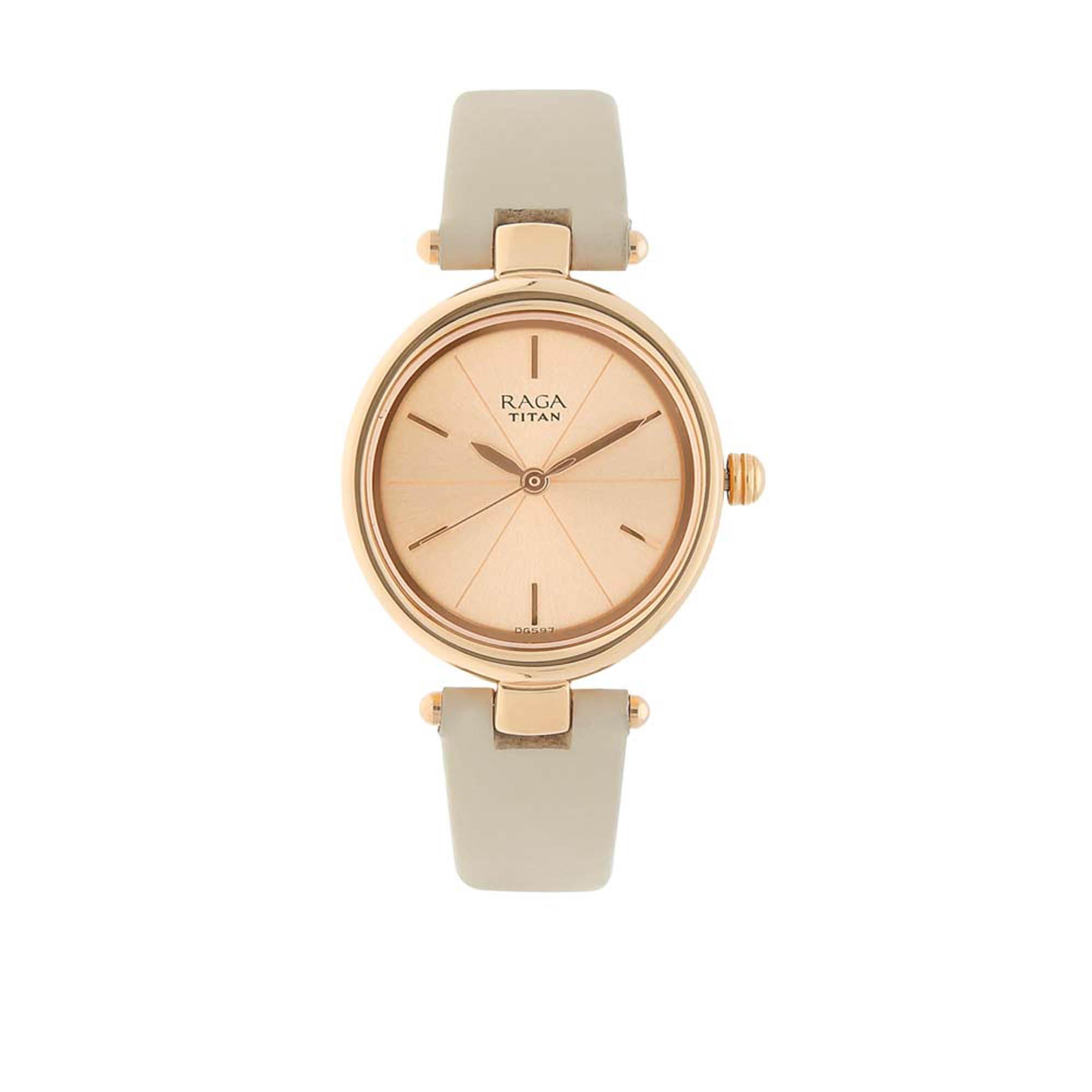 Titan Raga Viva Analog Rose Gold Dial Women's Watch-NM2579WL01 / NL2579WL01/NP2579WL01