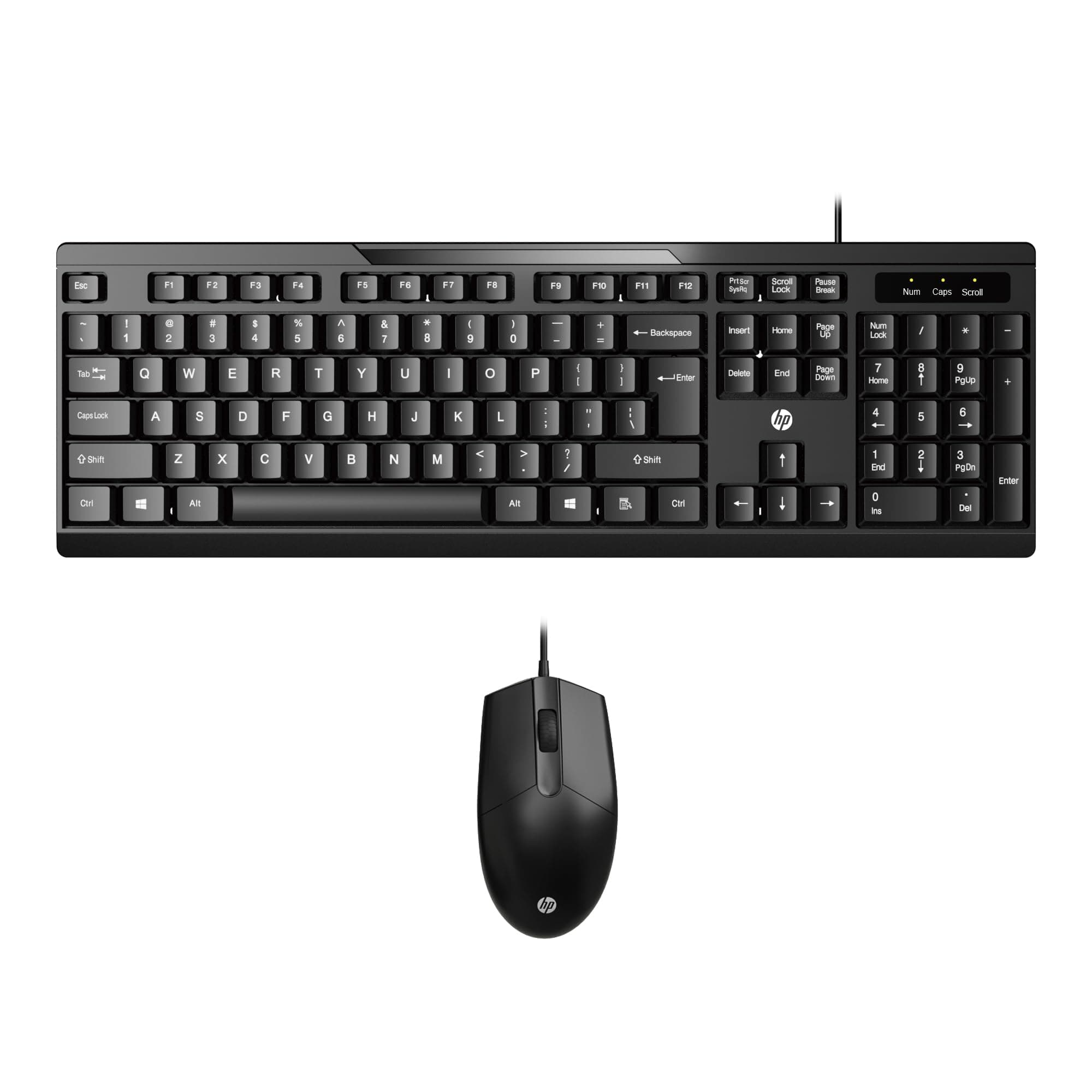 HP KM120 Wired Mouse and Keyboard Combo (AB3D0AA)