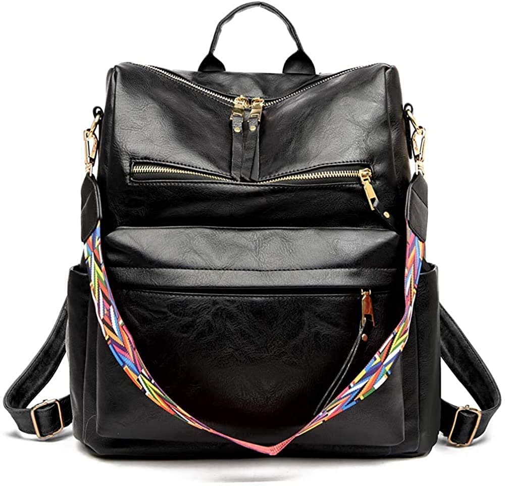 ProArch Stylish Suede Leather Anti Theft Women's Fashion Backpack | Sling | Shoulder | Handbag | Ladies Purse | College Bag for Girls | Crossbody