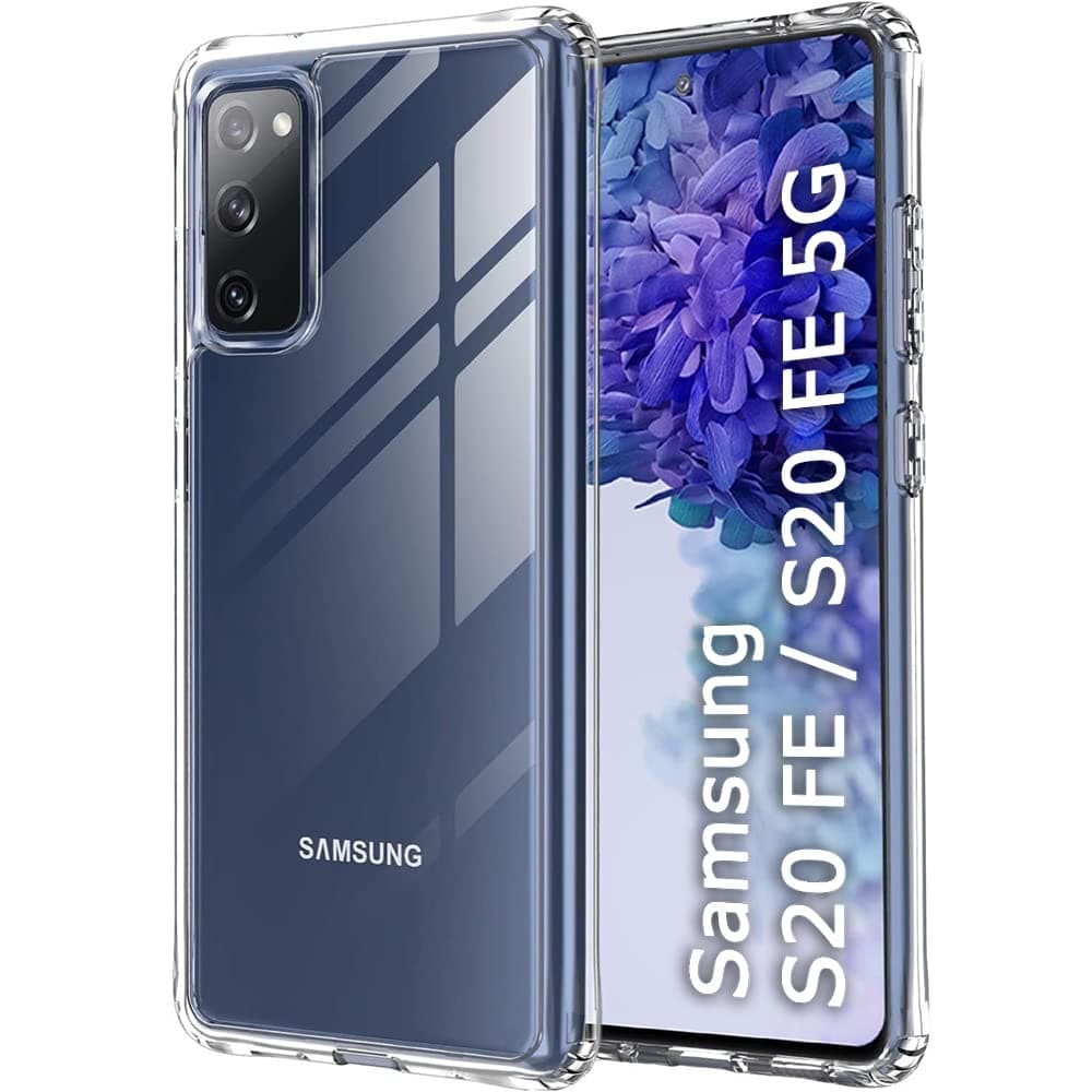TheGiftKart Ultra-Hybrid Crystal Clear Back Case Cover for Samsung Galaxy S20 FE / S20 FE 5G | Shockproof Design | Hard Back Cover Case for Samsung Galaxy S20 FE / S20 FE 5G (PC & TPU, Transparent)