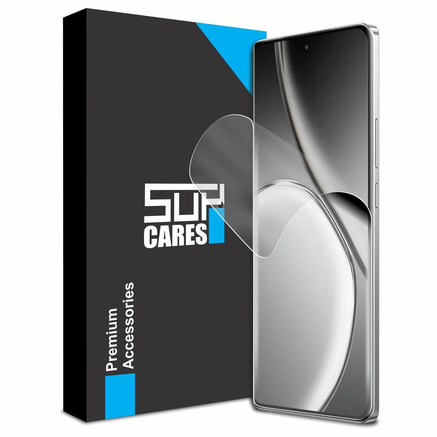 SupCares TPU Anti Glare Matte Unbreakable Membrane Screen Protector forRealme GT 6T and Realme GT 6 (6.78 Inch) With Easy Self Installation Kit | Fingerprint Working | Edge to Edge Coverage