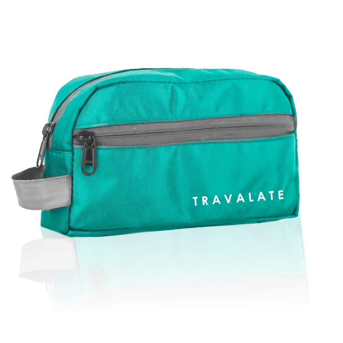 TRAVALATE Polyester Single Compartment Multipurpose Toiletry Bag - Green