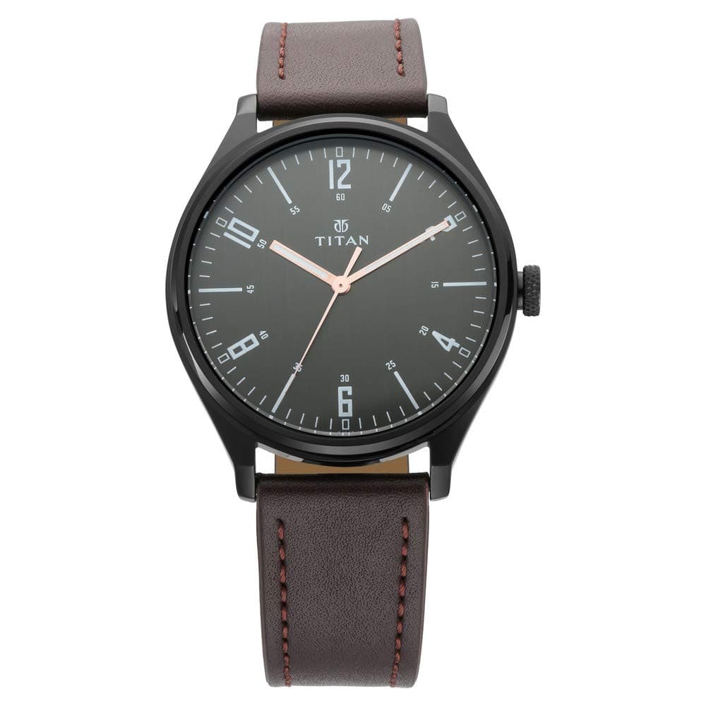 Titan Neo Iv Analog Black Dial Men's Watch - NM1802NL01 / NL1802NL01