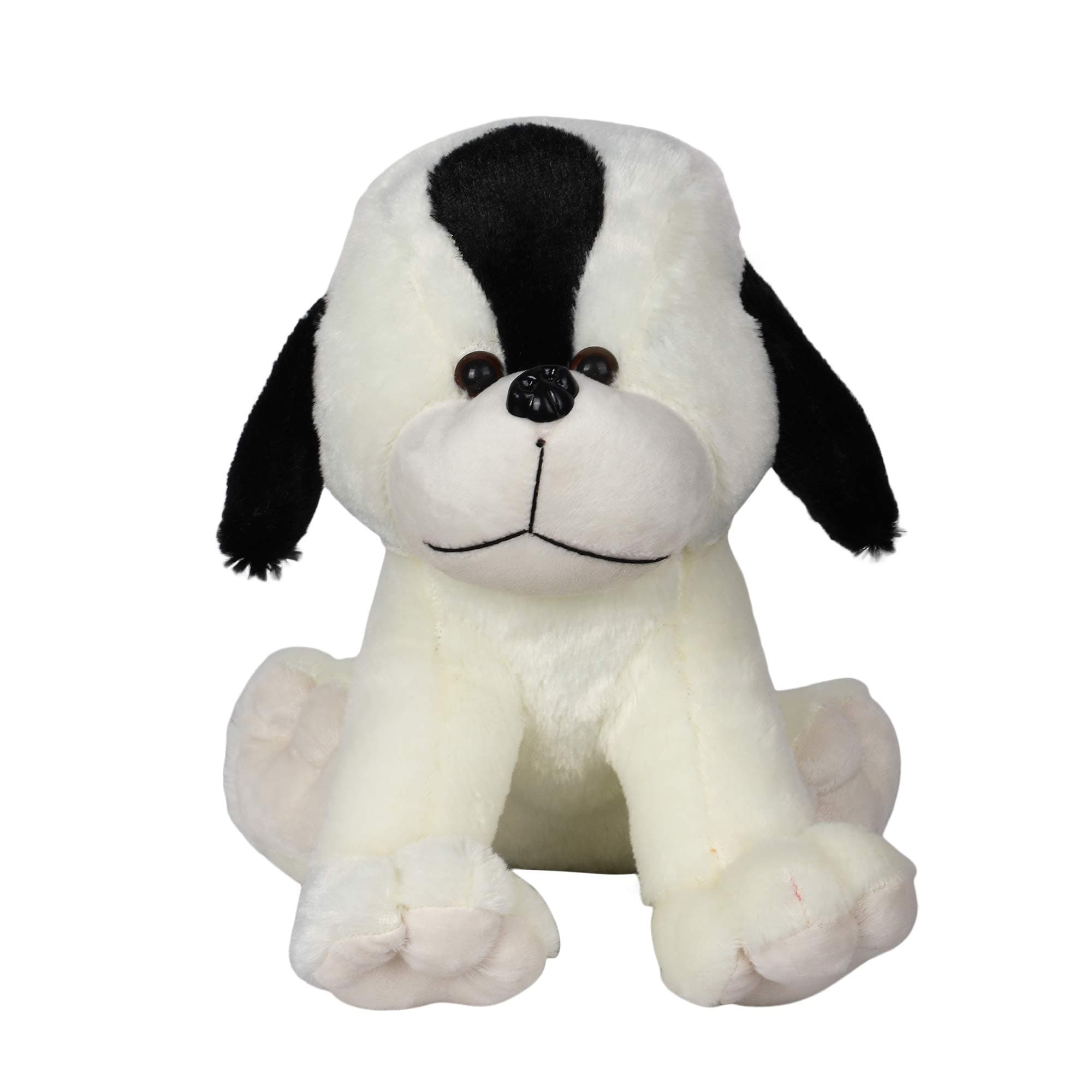 HUG 'n' FEEL SOFT TOYS Dog Soft Toy (30 Cm, White)