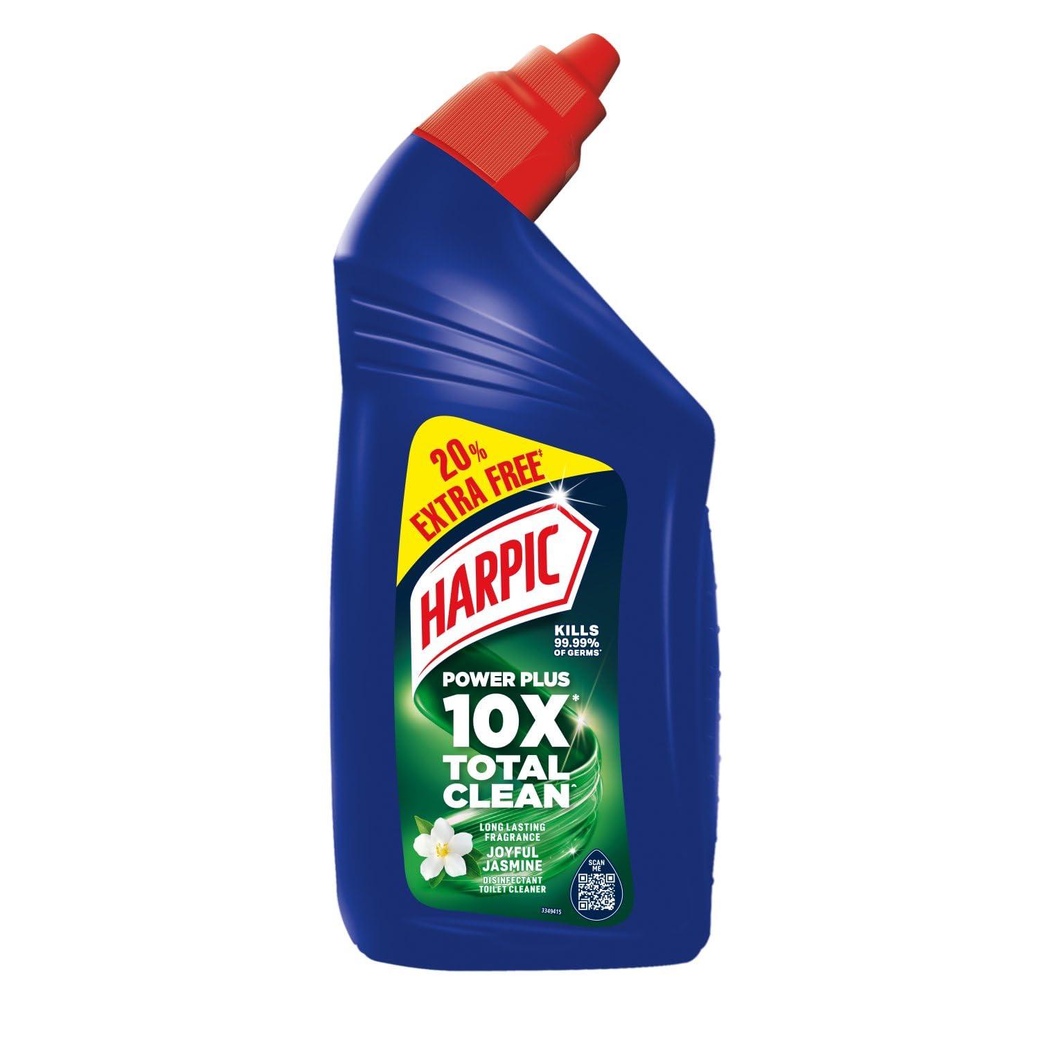 Harpic Disinfectant Toilet Cleaner Liquid, Jasmine - 500 ml | India's # 1 Toilet Cleaner