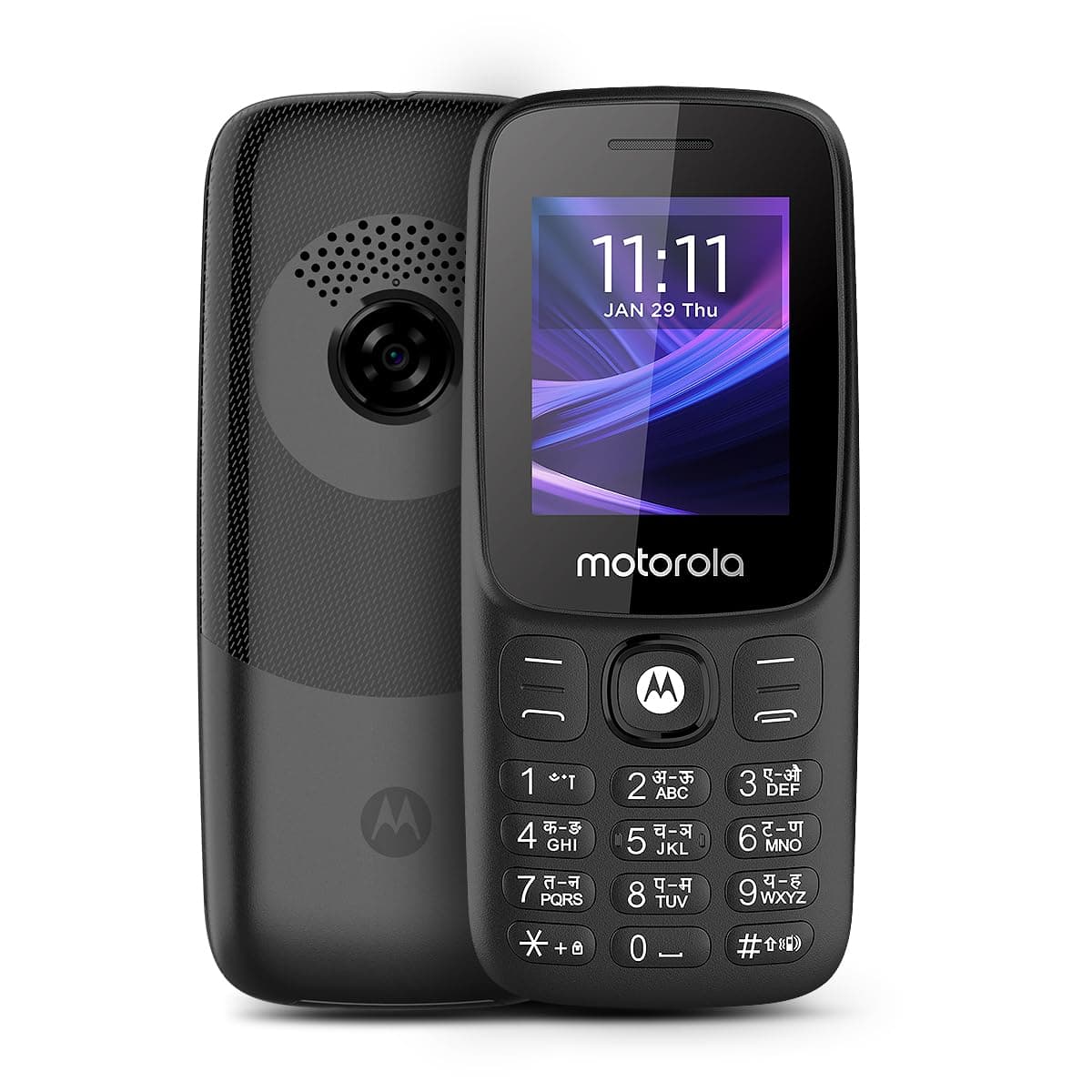 Motorola All-New A300-2026 Dual Sim keypad Phone | 2 Years Replacement | Type C Charging Port |Long Lasting Battery | Loud Sound | Wireless FM | (Black)