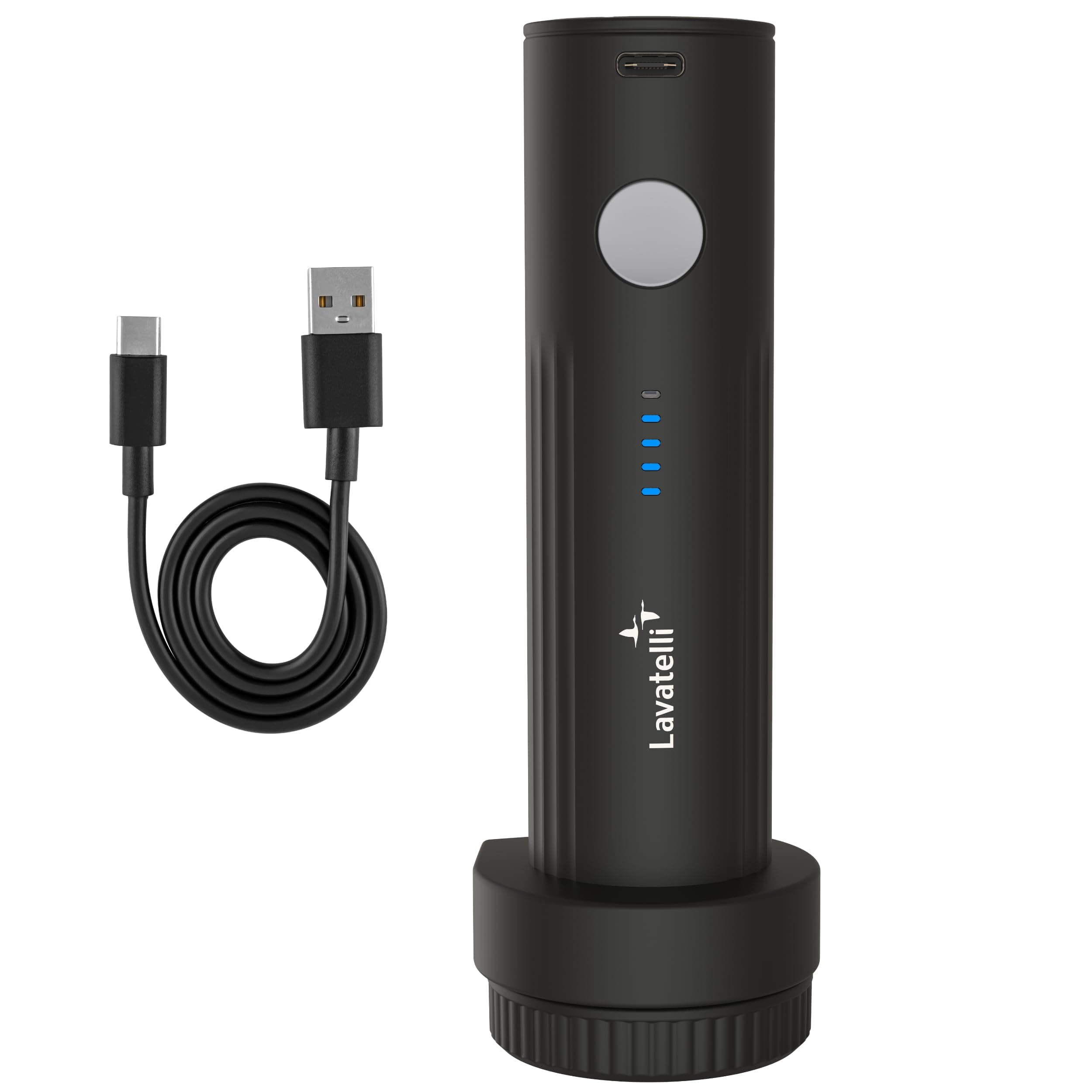 Lavatelli Electric Vacuum Pump for packing – Wireless USB-C Rechargeable | Works with All Vacuum Storage Bags | Vac-U-Pump Compress Clothes, Woolens & Bedding for Travel, Home Storage & Trekking