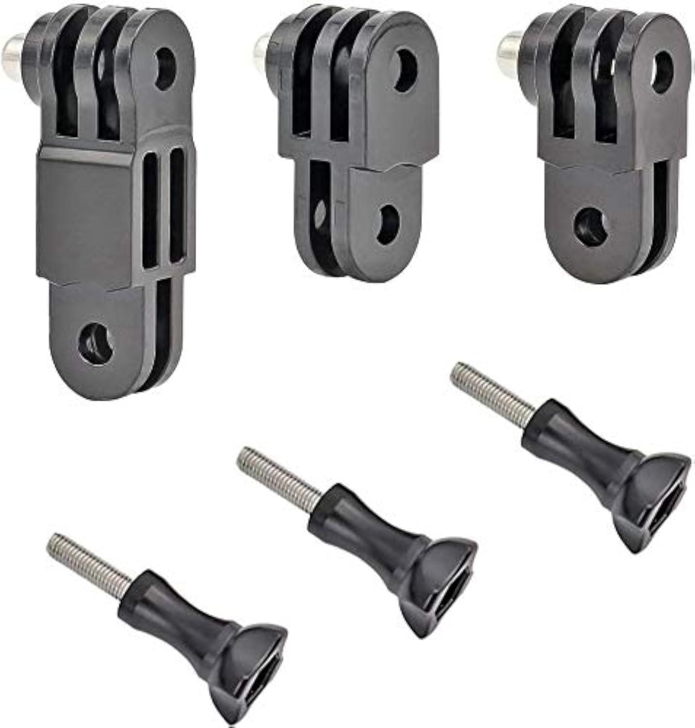 Adjust Long and Short Straight Arm Extension Mount Kit for gopro Hero 13/12/11/10/9/8/7 – Pivot Arm with Long Thumb Screws for Action Camera Accessories Compatible with DJI & Insta360