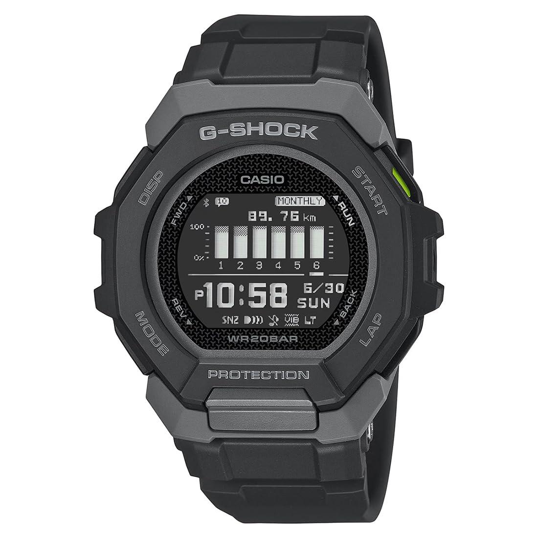 Casio G-Shock GBD-300-1DR Bluetooth Digital Black Dial Men (G1586)