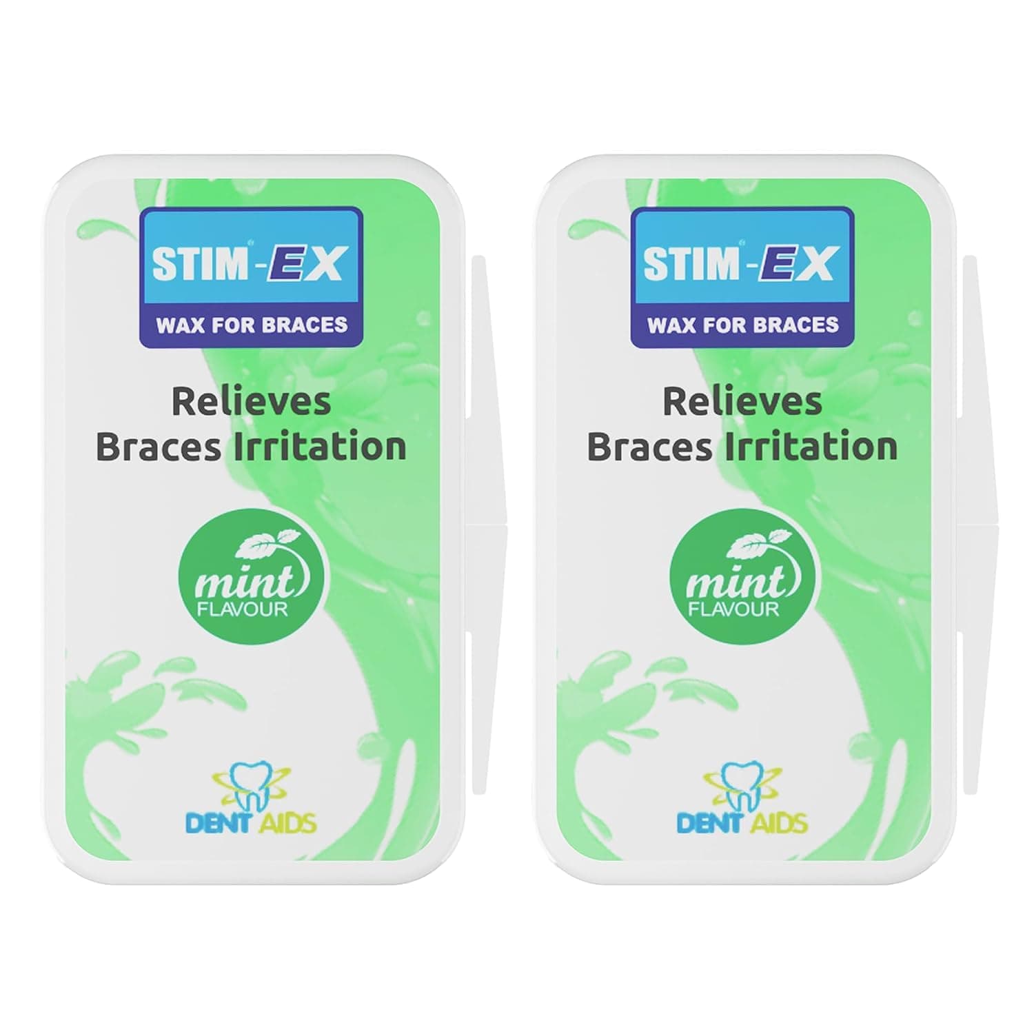 STIM EX Orthodontic Wax for Braces | Mint Flavour | Pack of 2