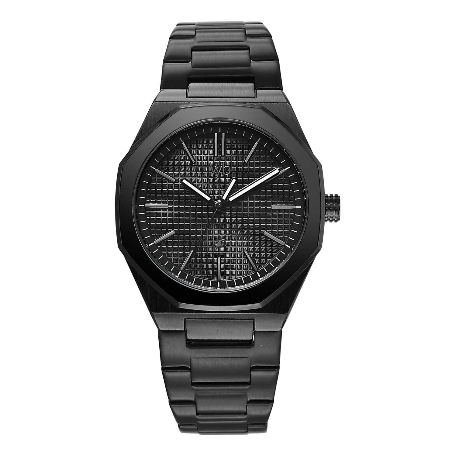 Fastrack Vyb Challenger with Quartz Analog Black Dial Black Stainless Steel Strap Watch for Men - FV30062NM01W