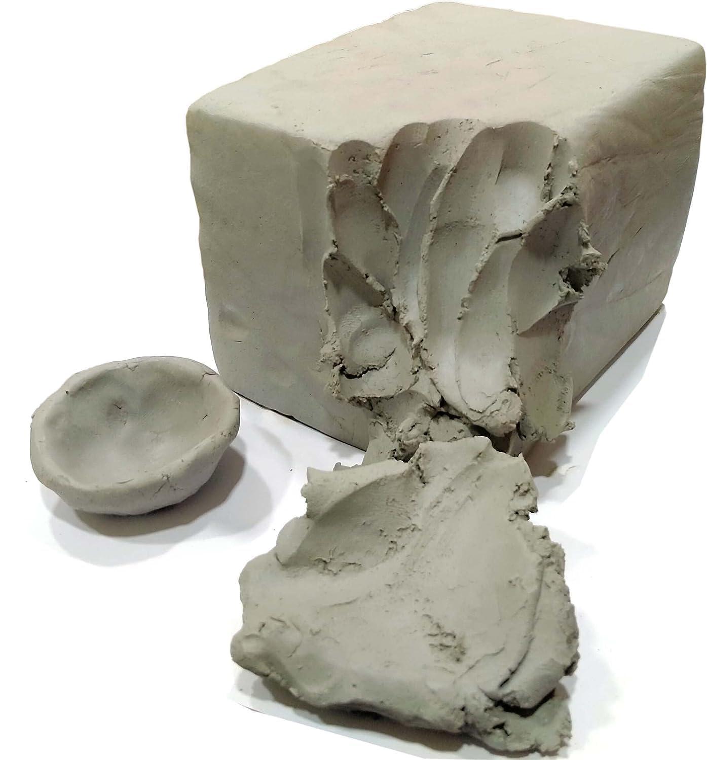 MIVVA Premium 1kg Terracotta Clay for Modelling, Sculpting, and Art & Craft Projects - Air Dry Clay for Children & Professional Artists, Ready to Use Natural Eco Friendly Filtered Molding Clay (1Kg)