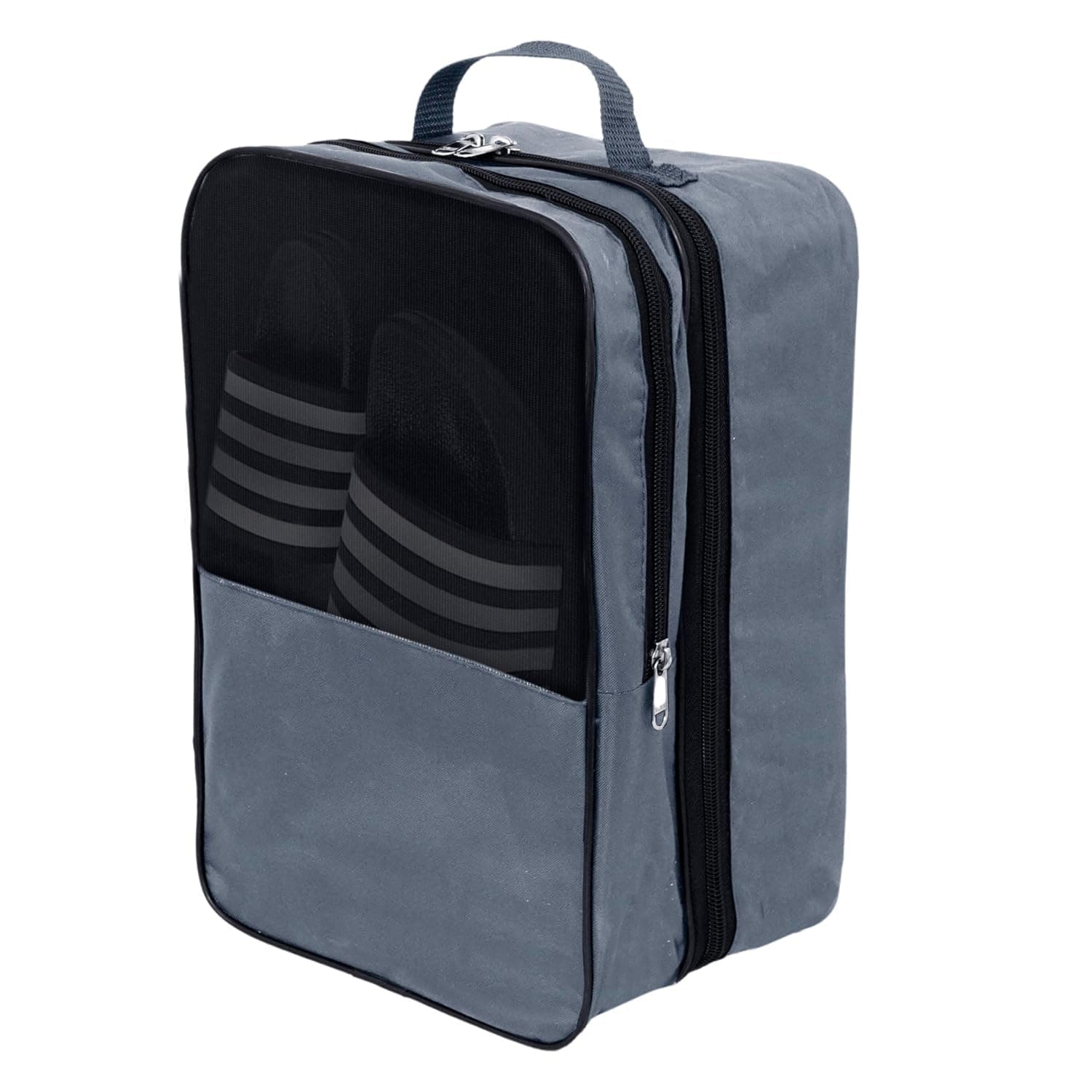 Storite 14 Inch Travel Shoe Bag for Men & Women (Grey, Pack of 1)