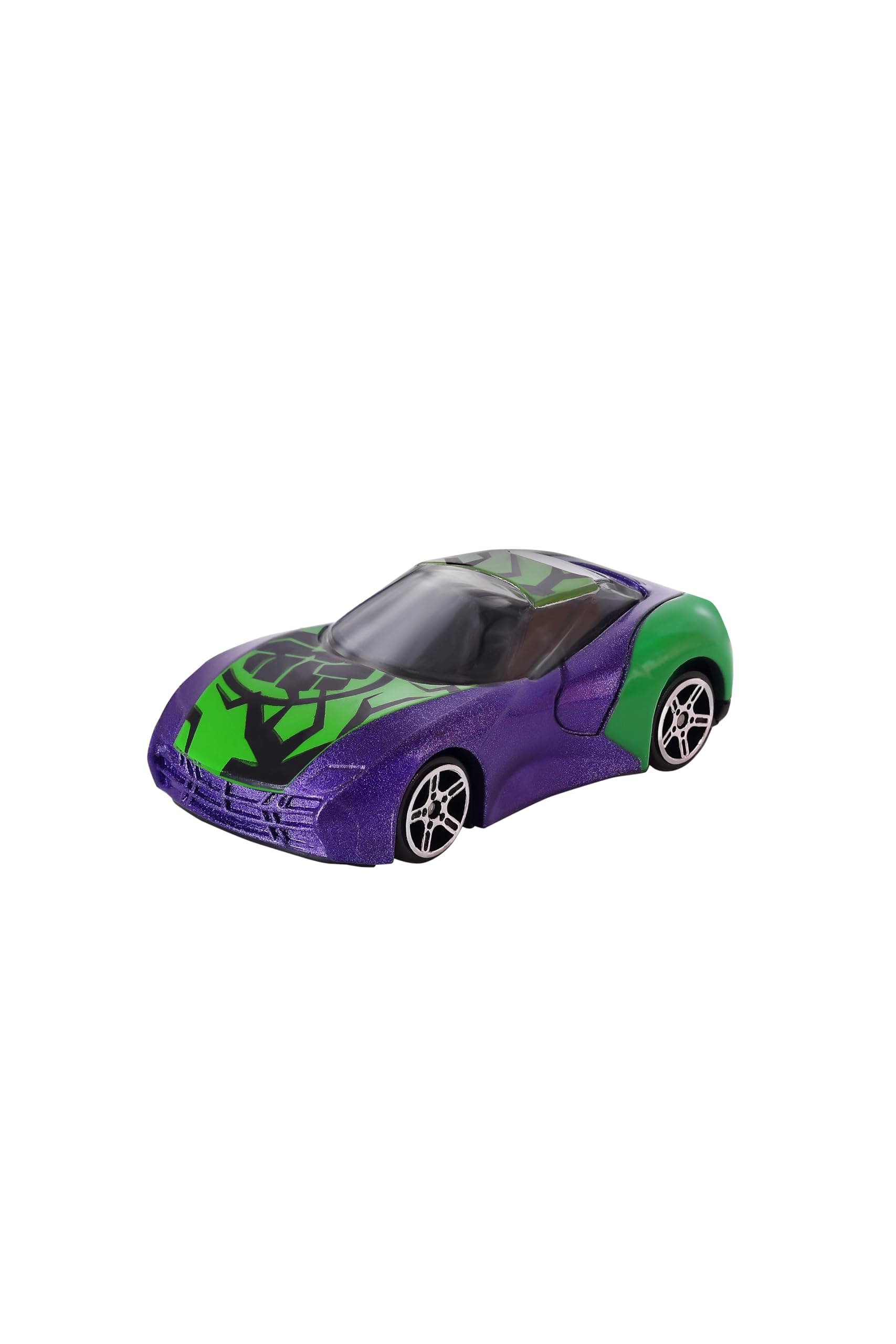 Marvel Go Collection | Knight Speed | Hulk | 1:64 Diecast Toy Car | Ages 3 and Up | Collect Them All, Green