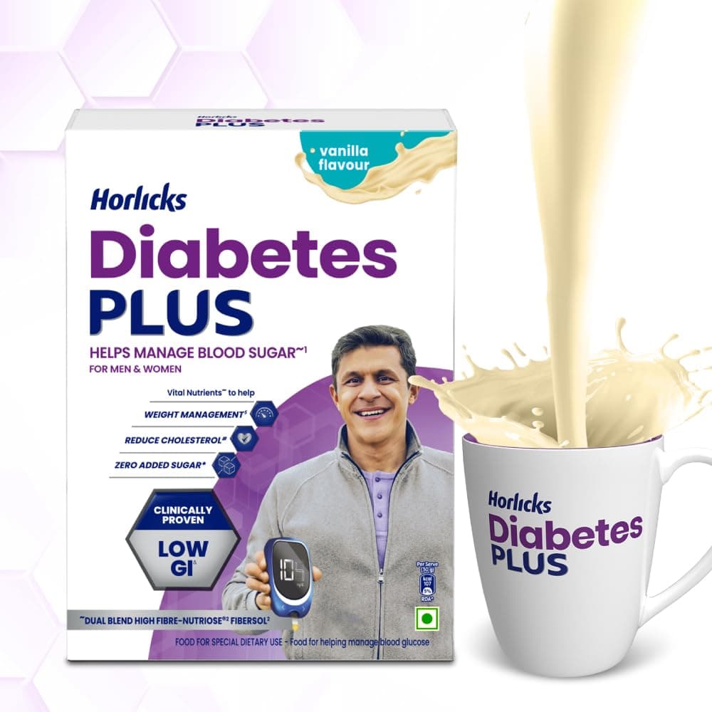 Horlicks Diabetes Plus Vanilla 400 g Jar