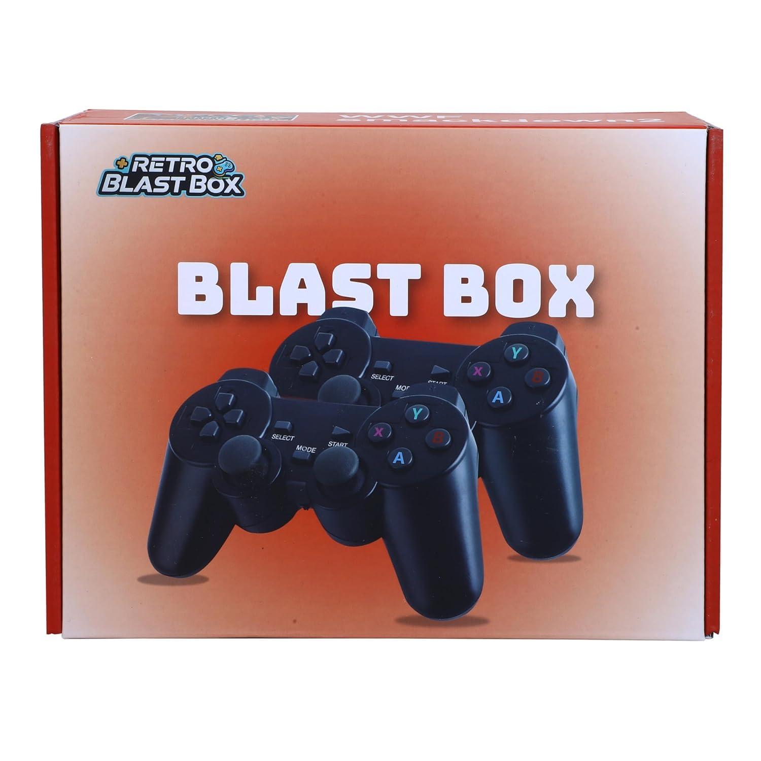 PICSTAR M9 Blast Box Edition HD Game Stick with 2 Wireless Controllers Black