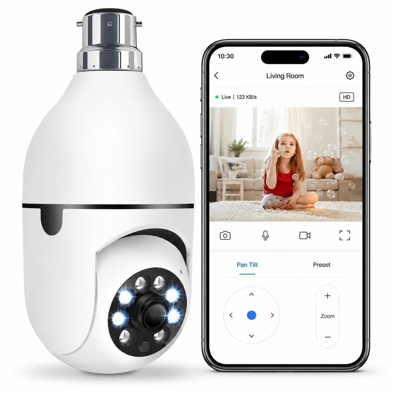 Eyetech 6MP WiFi Dual Lens Outdoor PTZ CCTV (Heavy Light Camera)