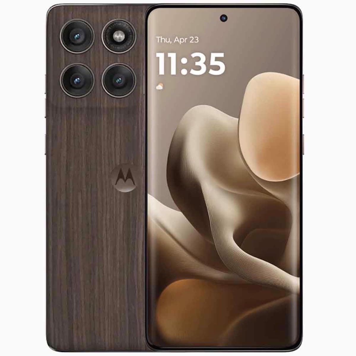 Motorola Edge 60 Pro 5G (Pantone Walnut, 12GB RAM, 256GB Storage) | MediaTek Dimensity 8350 Processor | 50MP AI Triple Camera | 50MP Selfie Camera | 6.7" 1.5K Super HD+ Display | 6000mAh Battery