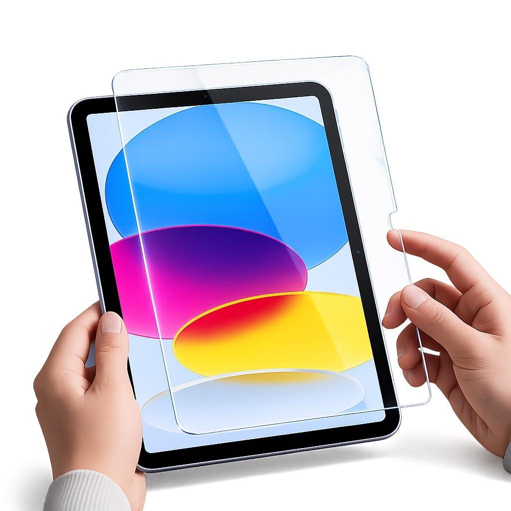 Tough Lee Tempered Glass Screen Guard for Apple iPad 11th Generation A16 11 inch 2025 / For iPad 10th Gen 10.9 inch 2022 (with Easy Installation Kit) (Pack of 1)