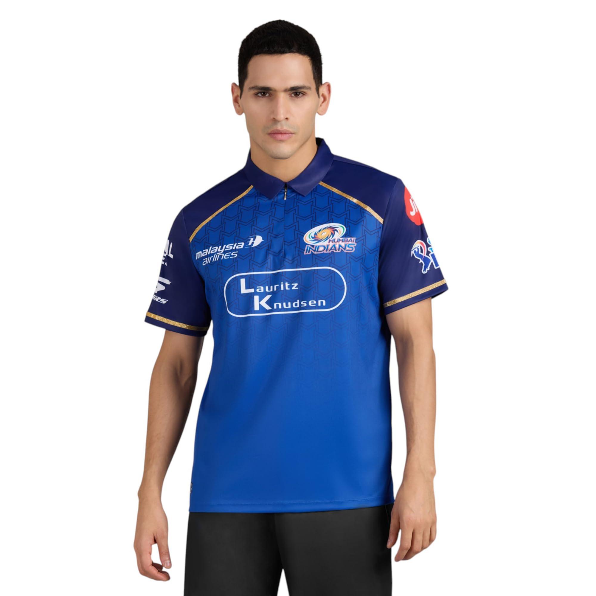 Sketchers X Mumbai Indians Men Official IPL Jersey | Original Cricket Fan Jersey