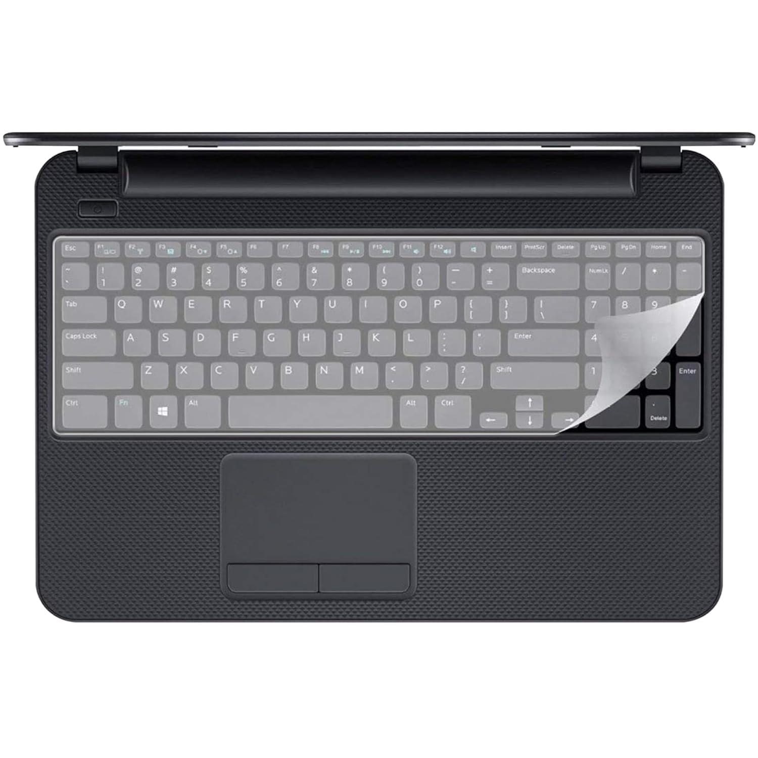 Gizga Essentials Universal 14.1 Inch Laptop Keyboard Protector Skin| Transparent Silicone Laptop Keyboard Cover|Flexible Spill-Resistant Dustproof Keyguard for HP Dell Lenovo Acer ASUS Toshiba