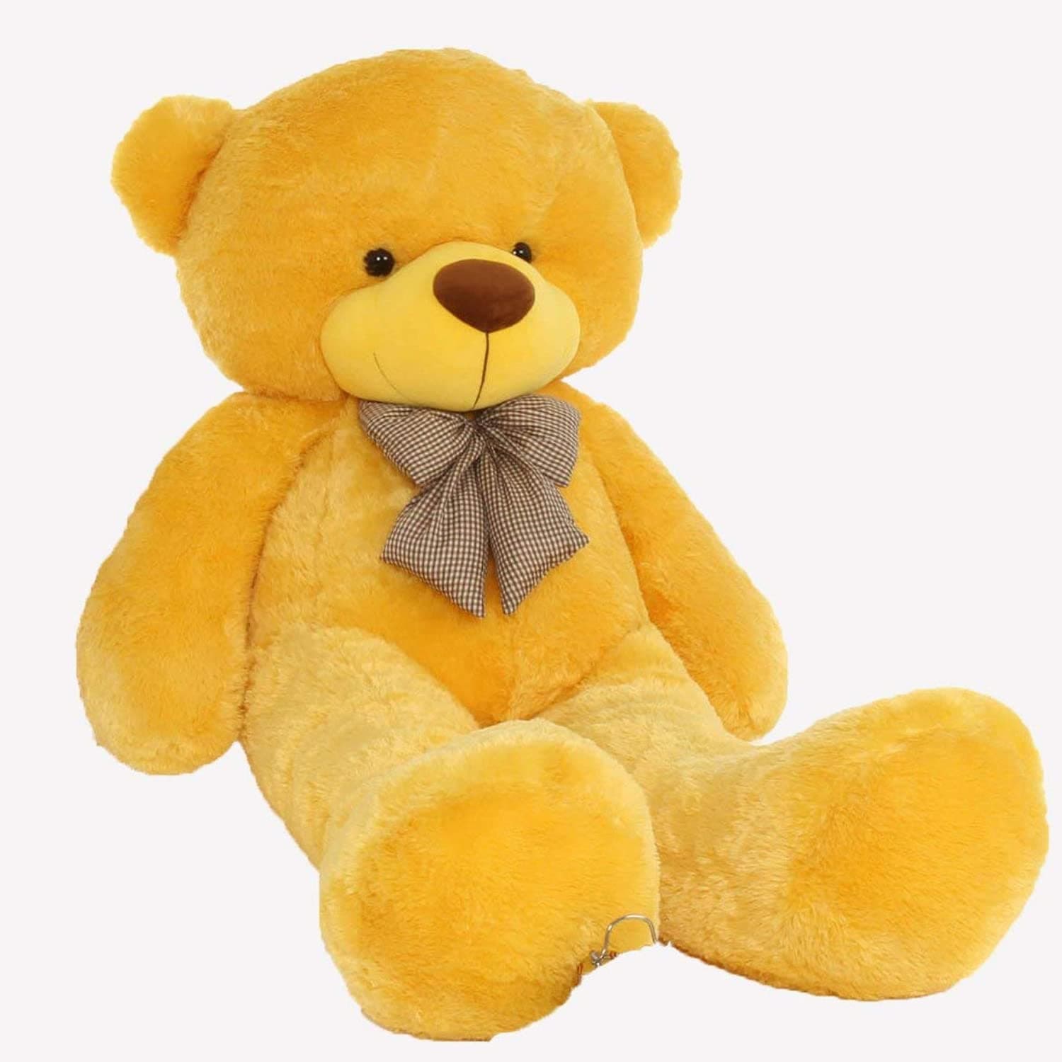 HUG 'n' FEEL SOFT TOYS 6 Feet Yellow Giant Teddy Bear Soft, Plush, and Cuddly Stuffed Animal for Kids, Birthdays, Anniversaries, Valentine's Day, and Special Occasions Large Huggable