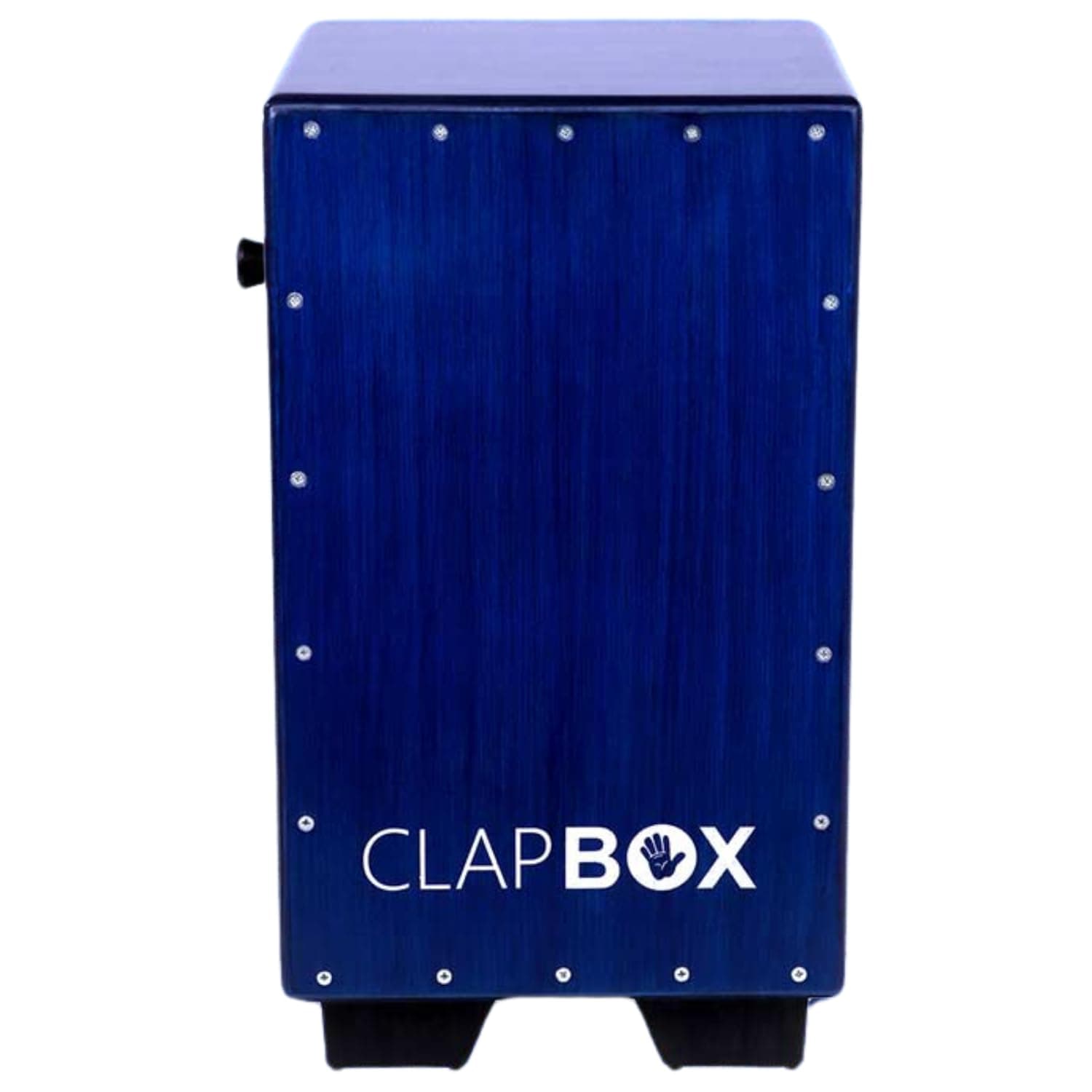 Clapbox Adjustable Snare Cajon CB40- Blue, Birch Wood (H:50 W:30 L:30) - 3 Internal Snares