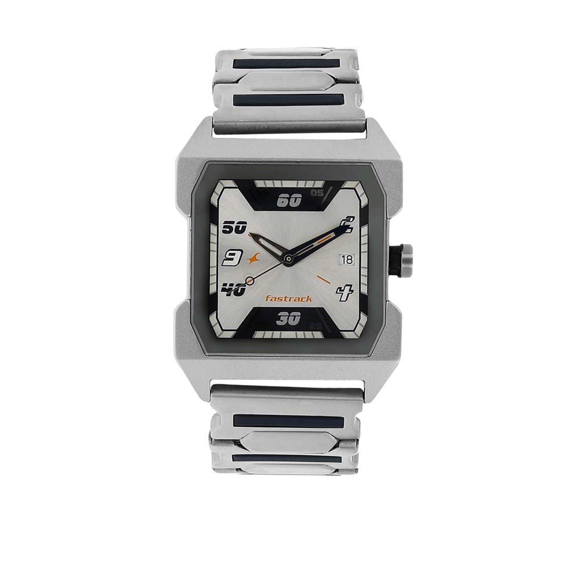 Fastrack Party Analog Silver Dial Men's Watch NM1474SM01/NN1474SM01