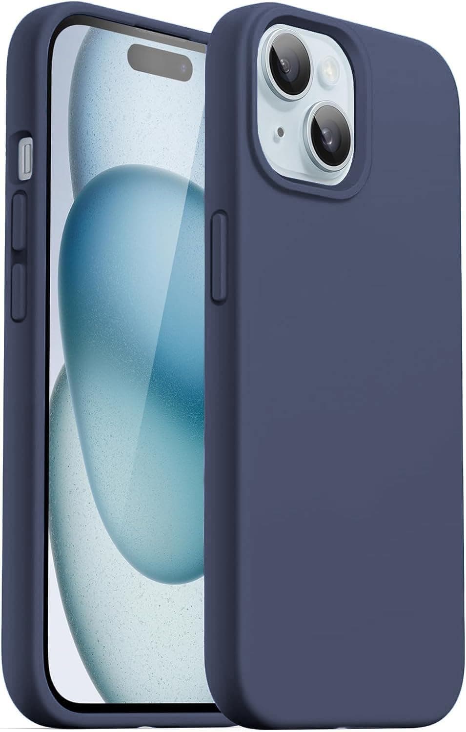 DIZORO Compatible with iPhone 17 Pro Case (2025), Liquid Silicone 3 Layers Full Covered Soft Gel Rubber Shockproof Protective Cover with Anti-Scratch Microfiber Lining - Yellow