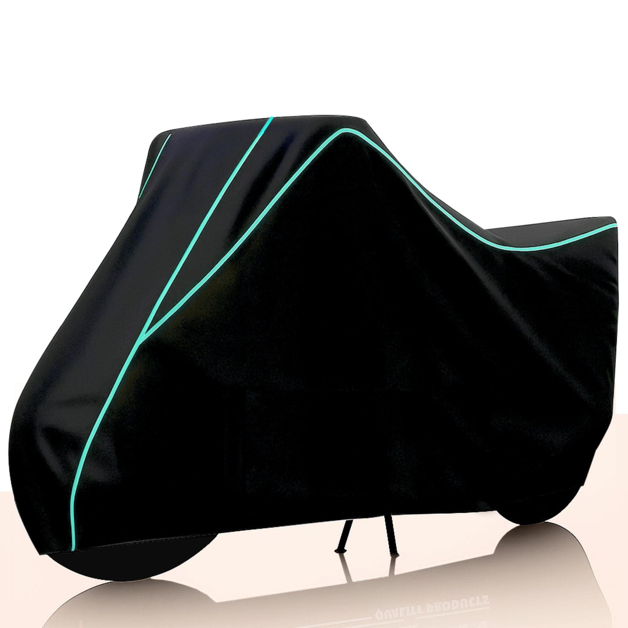 Puroma Bike Body Cover Compatible for Access 125 Dustproof Scratchproof - Motorcycle Cover for Two Wheeler, Outdoor Full Bike Cover with UV, Rain Protection Heavy Duty (Black Aqua Pipe)