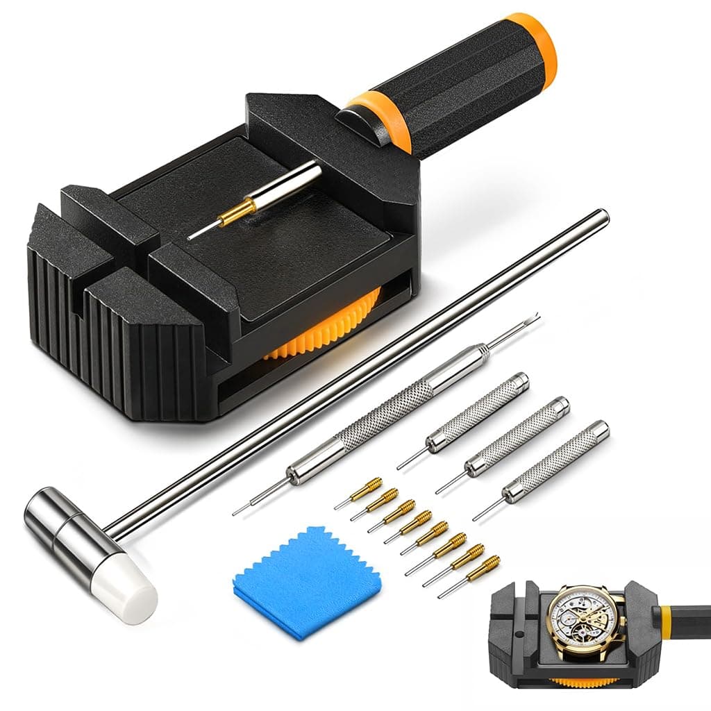 Serplex® Watch Link Repairing Removal Tool Set with Pin Remover, Hammer