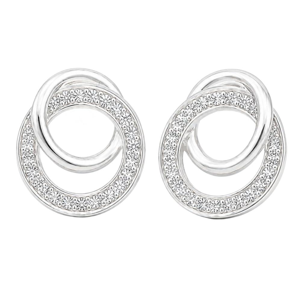 MAIRA 925 Sterling Silver Stylish Contemporary Office wear Earrings for Girls & Woman | Hypoallergenic | Rhodium plated with Anti Tarnish & Korean Finish| 6 months Warranty.