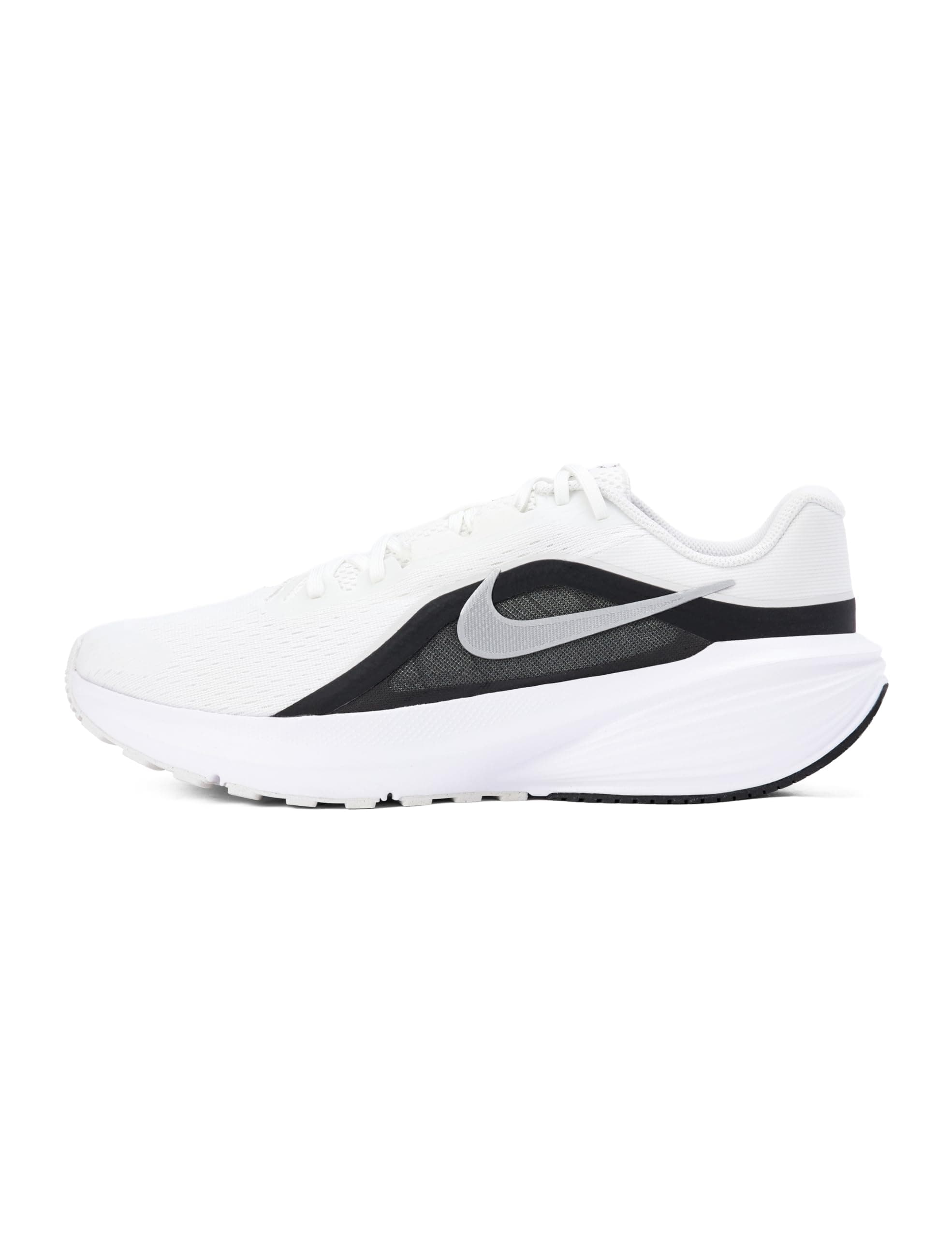 Nike Mens Downshifter 14 Summit White/Metallic Silver-Black-White Running Shoes UK 6