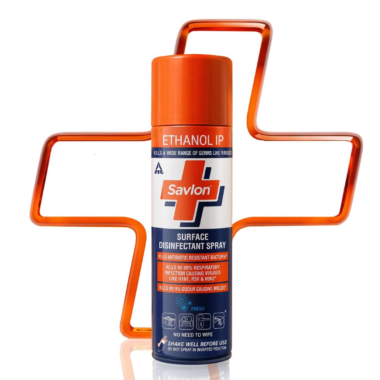 Savlon Surface Disinfectant Spray Sanitizer, Germ Protection on Hard & Soft Surfaces, 170g