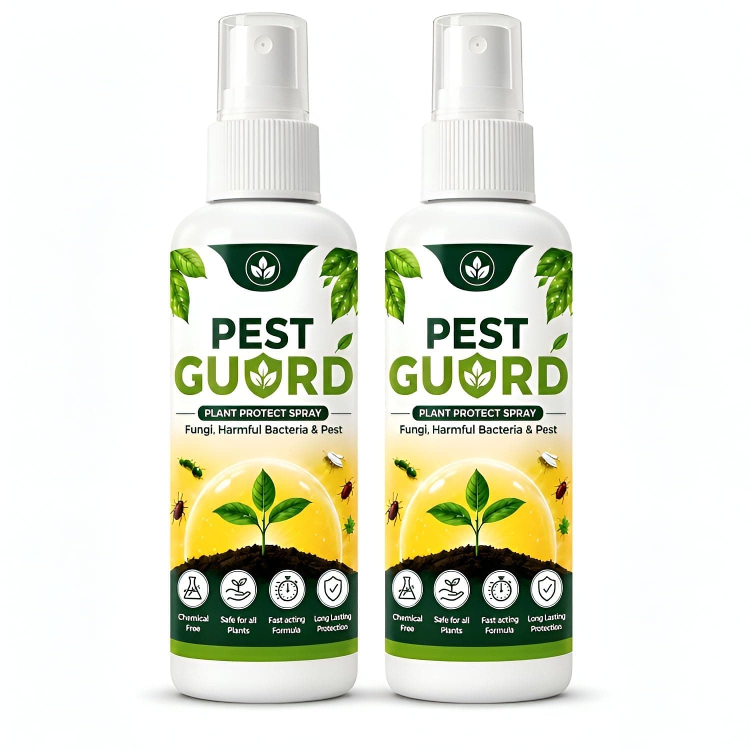 Pest Guard Plant Protect Spray 50ml | Ready-to-Use Plant Protection Spray | Helps Maintain Healthy Indoor & Outdoor Plants | Easy Application Formula for Gardens, Houseplants & Decorative Plants Pack_2