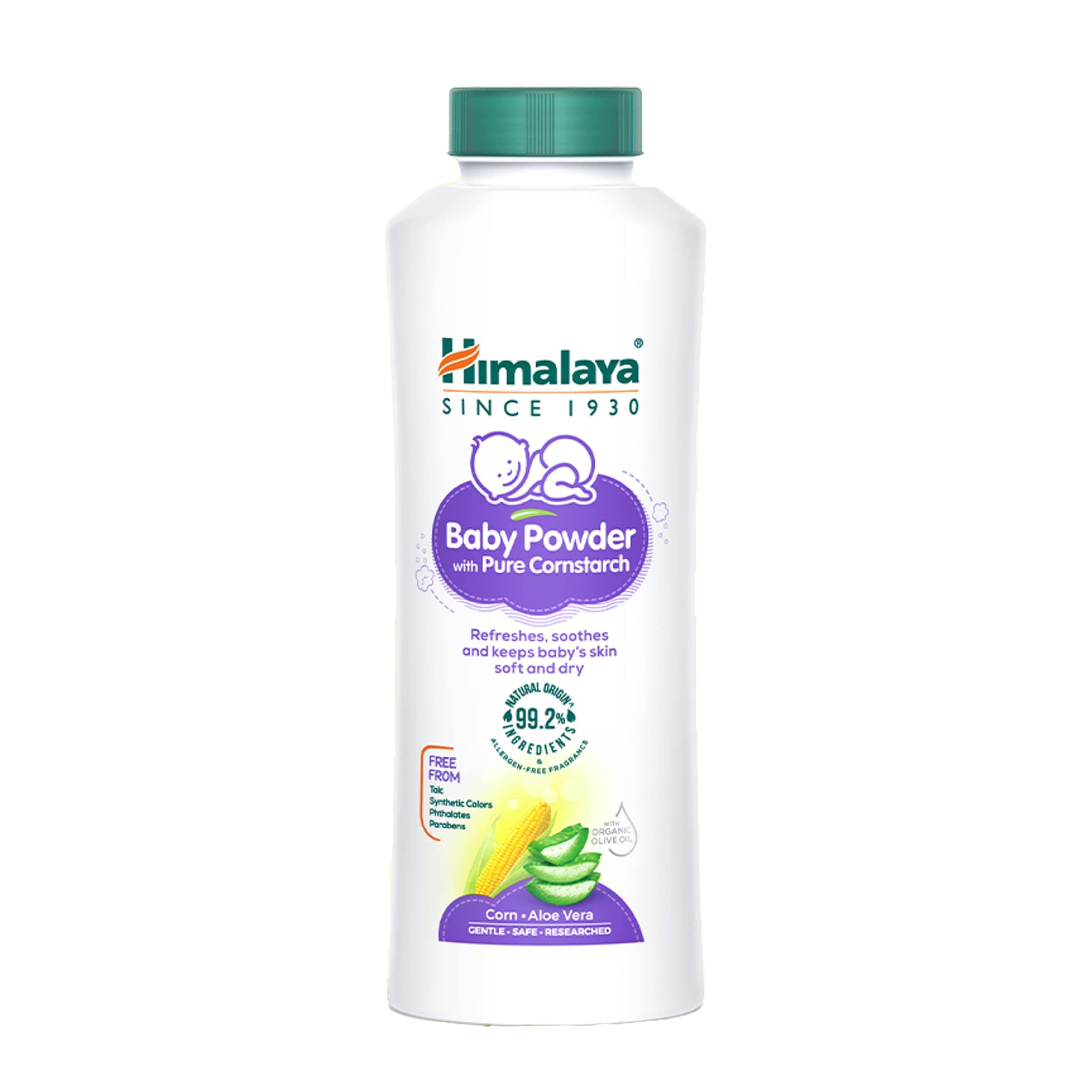 Himalaya Pure Cornstarch Baby Powder 100g | Keeps baby's skin soft and dry | Absorb excess moisture & Reduces Odour