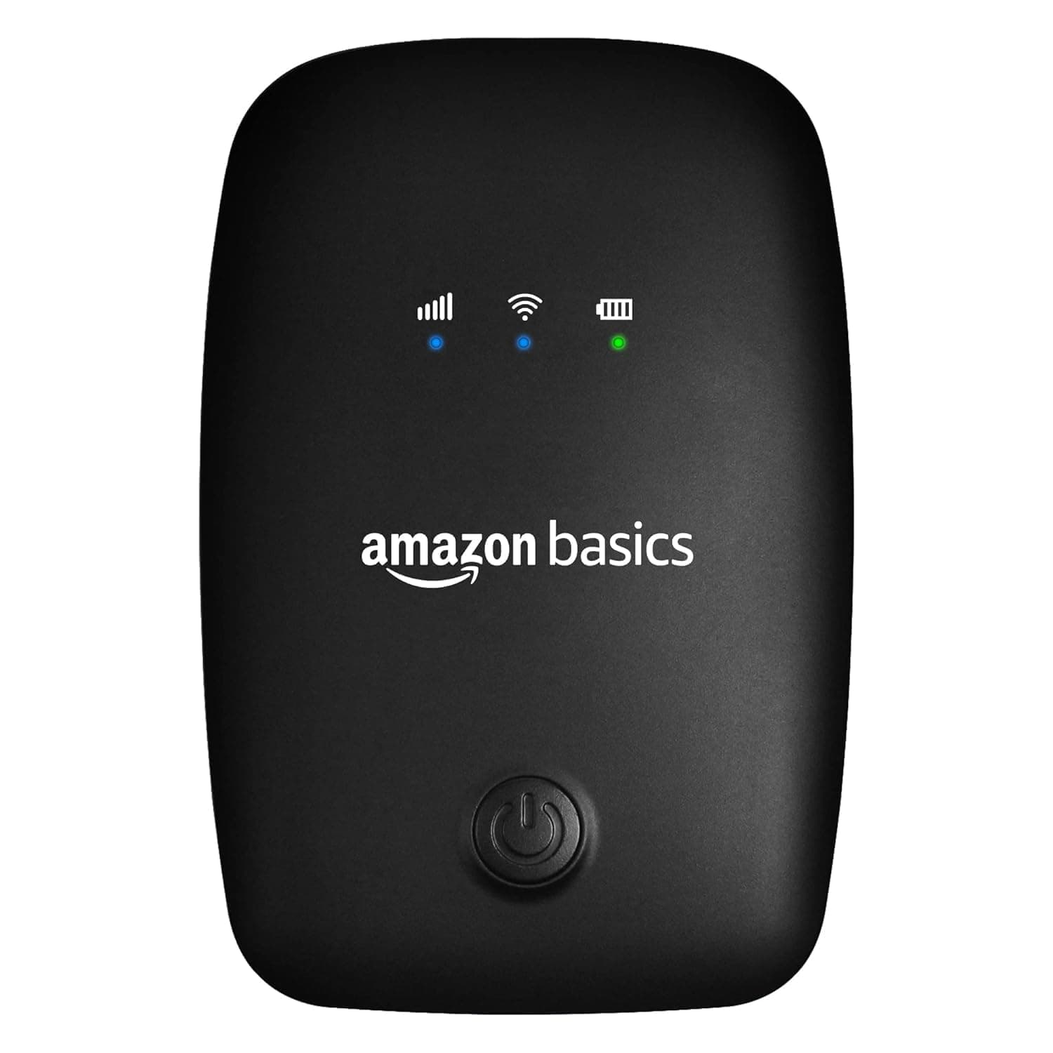 Amazon Basics 4G LTE Wireless Dongle with All SIM Support, Plug & Play USB Data Card with Type-C Connector, 150Mbps WiFi Hotspot, 2100mAh Battery, SIM Adapter Included (Black)