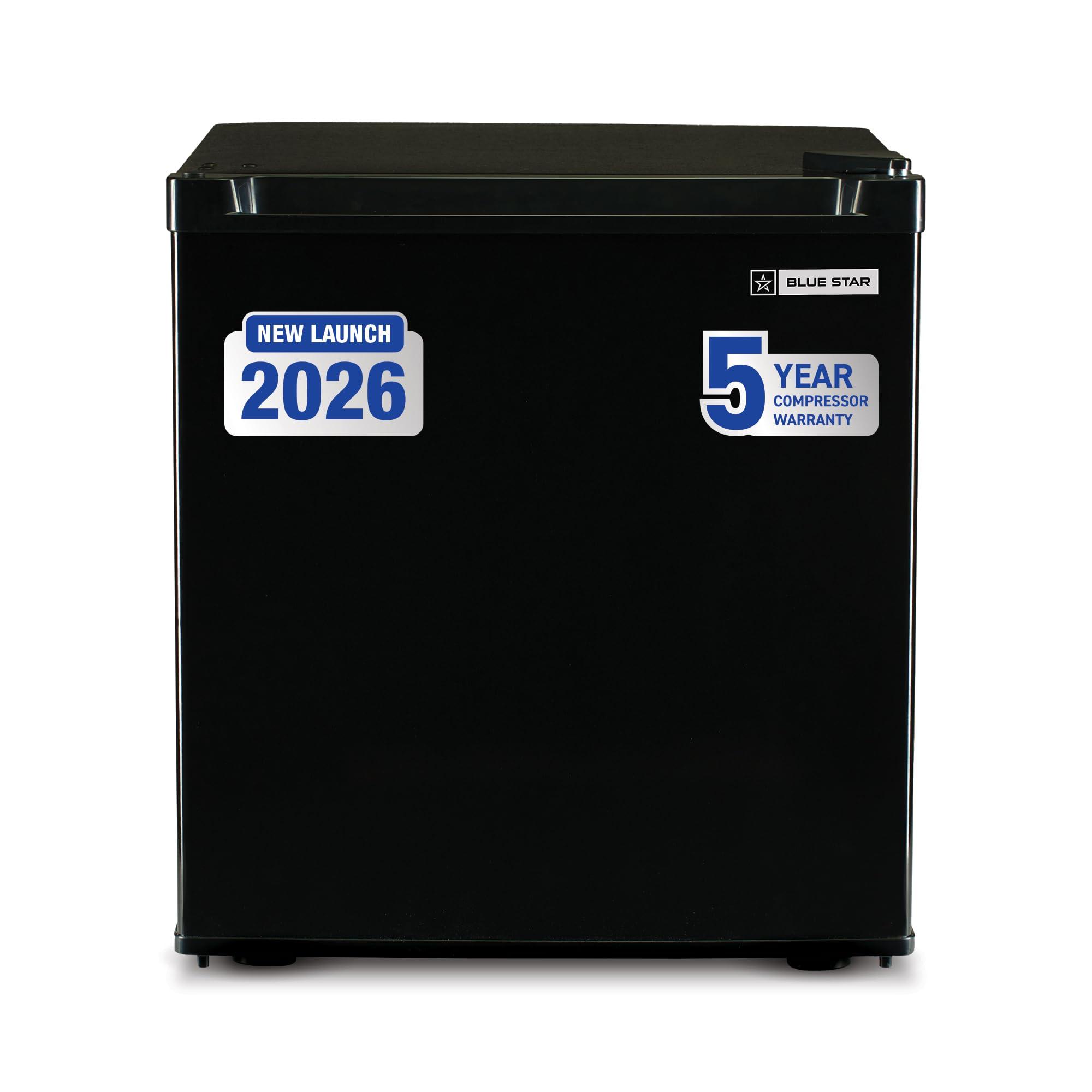Blue Star MR60-2GB, Mini Refrigerator with Freezer, Direct Cool (45 Liter, Black, 2-star)