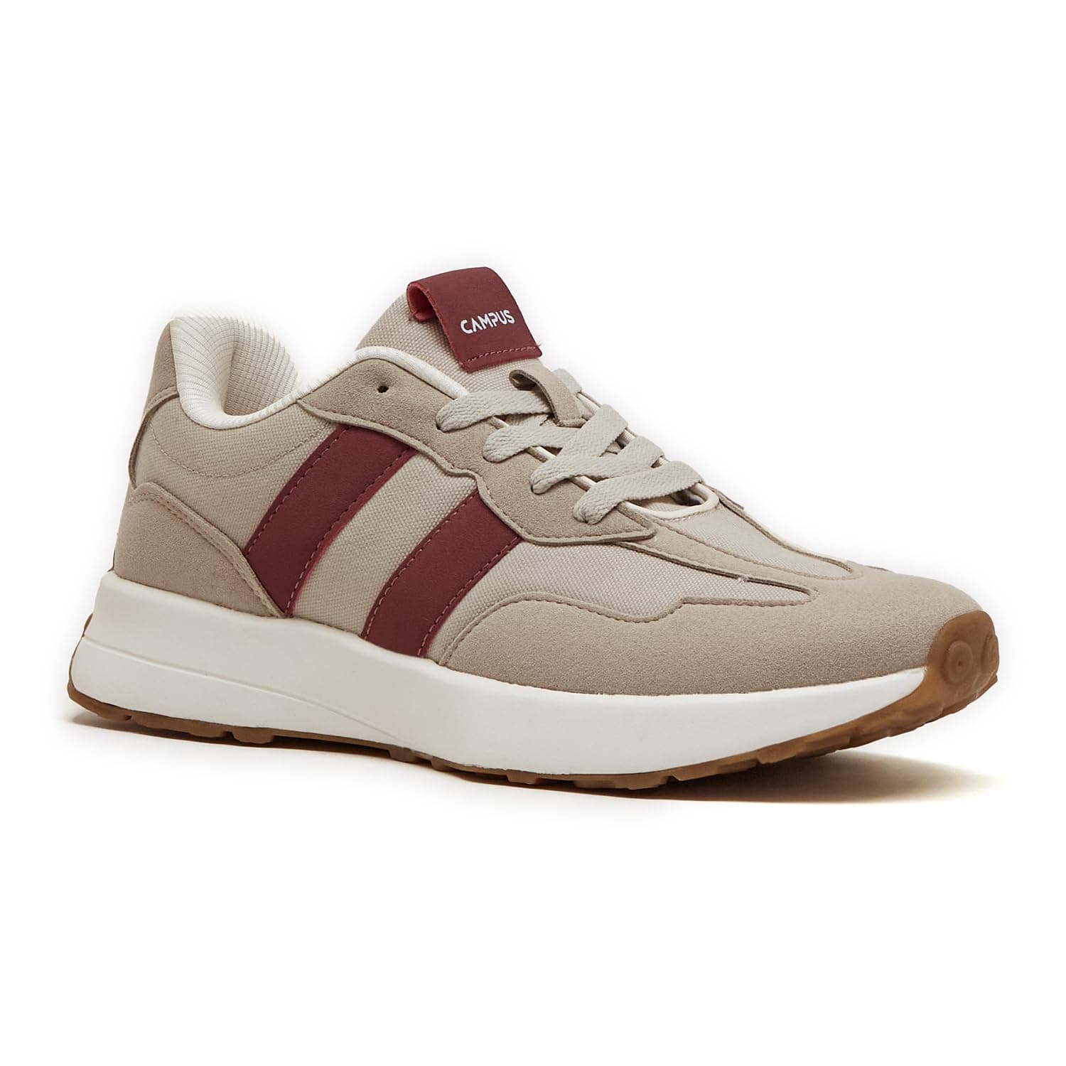 Campus Men Brisk Sneakers Fog/APL BUTR - 7UK/India, Beige