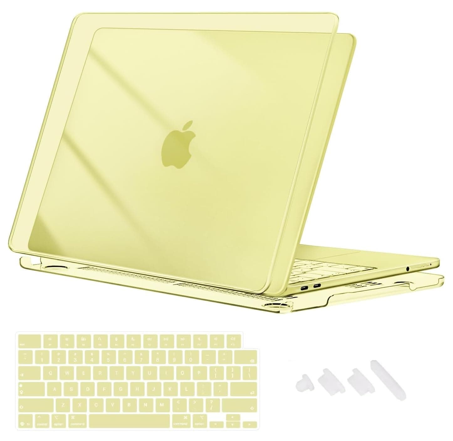 Midkart Compatible with MacBook Neo Case 13 inch 2026 Release Model A3404 with A18 Pro Chip Hard Shell Case Cover with Keyguard and Dustplugs, Crystal Citrus
