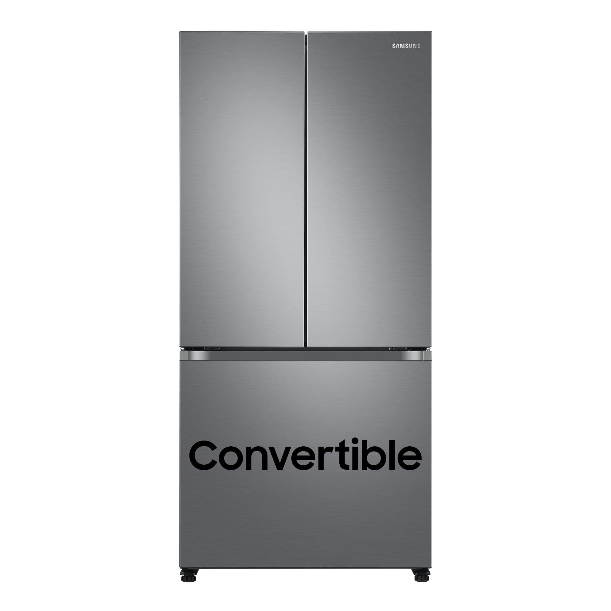 Samsung 550 L, Convertible, Digital Inverter, Frost Free French Door Refrigerator (RF57A5032S9/TL, Silver, Refined Inox)